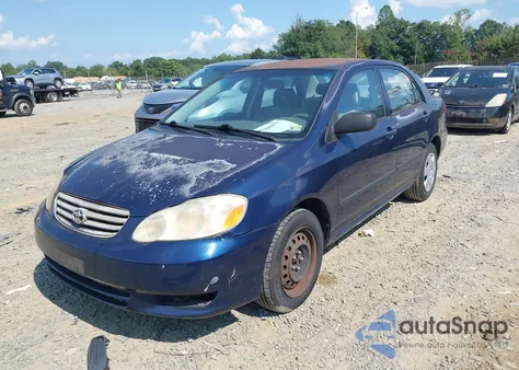 2003 Toyota Corolla Ce из США, поврежденный, VIN 2T1BR32E73C038277
